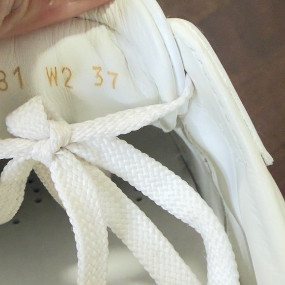 Valentino Women's White and Gold-Tone Sneakers - Picture 4 of 4